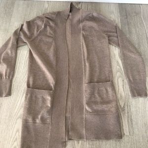Open Taupe Cardigan 🍃